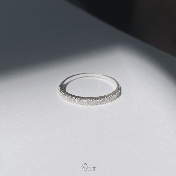  Nhẫn 1 Hàng Đá Vừa (Chiếc) 