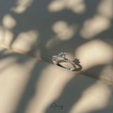  Nhẫn Ổ Đá Cao 6 Trấu Đá Vát Lệch Hai Bên (Chiếc) 