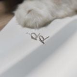  Khuyên Tai Đá Viền Tròn Rỗng 8mm (Đôi) 