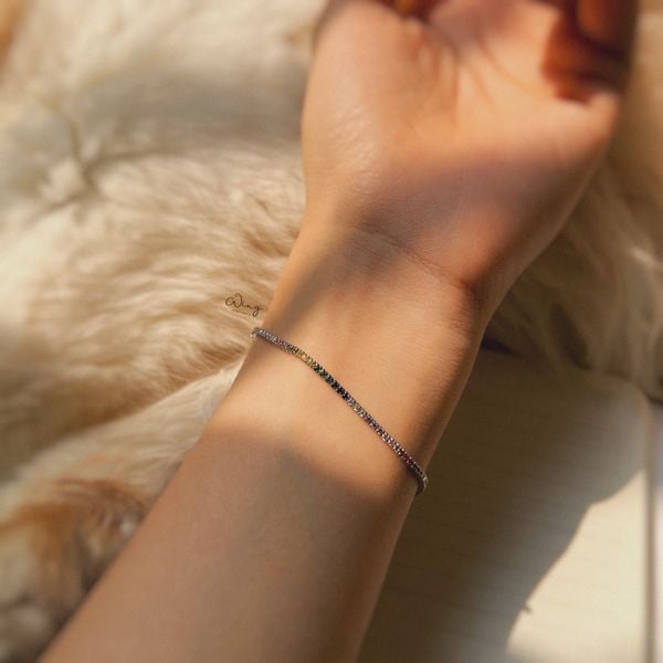  Lắc Tay Đá Rainbow 