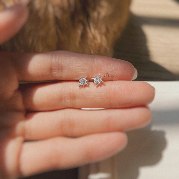  Khuyên Tai Ngôi Sao Cánh Nhọn (Đôi) 