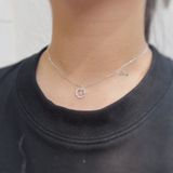  Dây Chuyền Nguyệt Quế Hạt Đá Rơi 