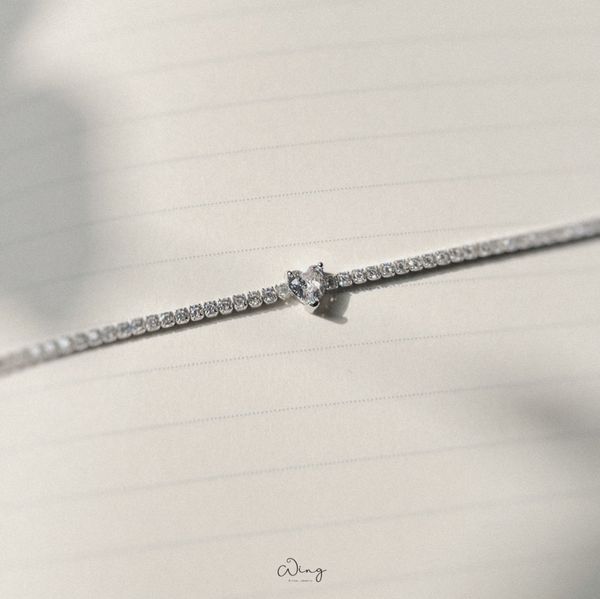  Lắc Tay Sparkling Heart 