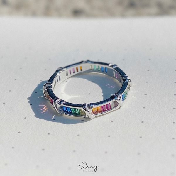  Nhẫn Silver Rainbow 