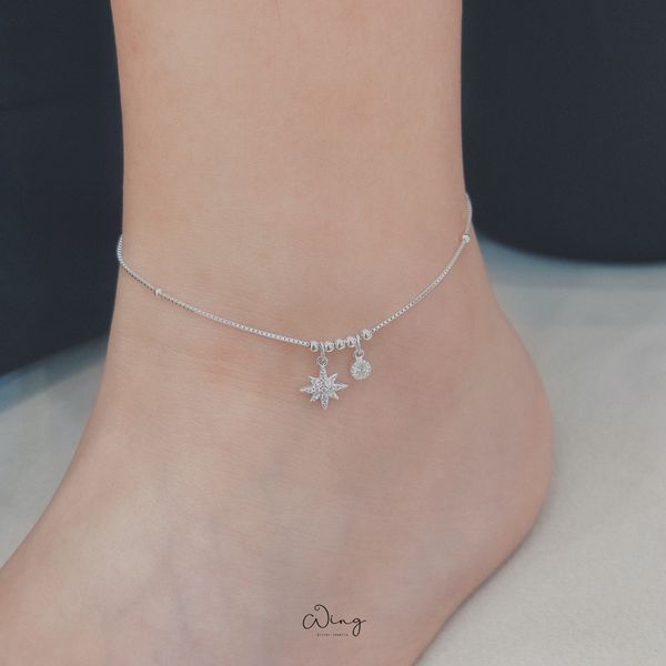  Lắc Chân Ngôi Sao 8 Cánh Lấp Lánh (Chiếc) 