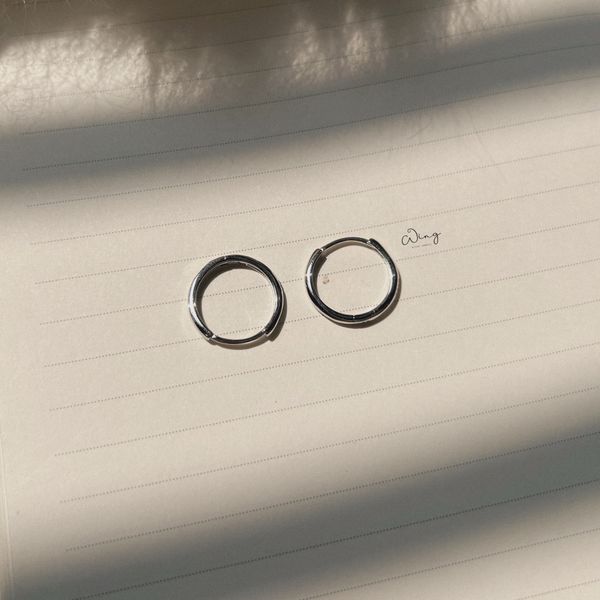 Khuyên Vòng Trơn 13mm (Đôi) 