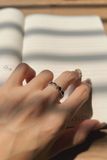  Nhẫn Bạc Đá Tiền Sử 7 Màu 