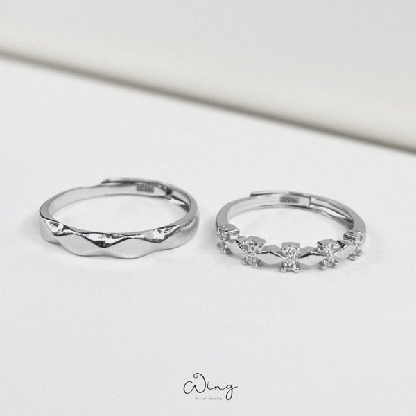  Nhẫn Đôi Dahlia (Đôi) 