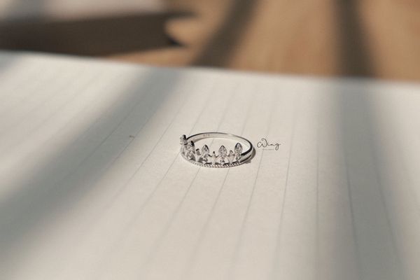  Nhẫn Bạc Vương Miện Khu Rừng (Chiếc) 