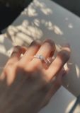  Nhẫn Ổ Đá 6 Trấu Viền Đá Vát Dây Hai Bên (Chiếc) 