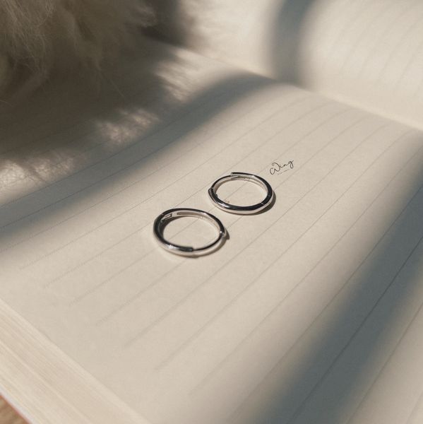  Khuyên Vòng Trơn 13mm (Đôi) 