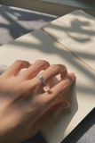  Nhẫn Ổ Đá 6 Trấu Đá Viền Đôi 2 Bên (Chiếc) 
