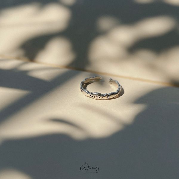  Nhẫn Hoạ Tiết Cá Dễ Thương 