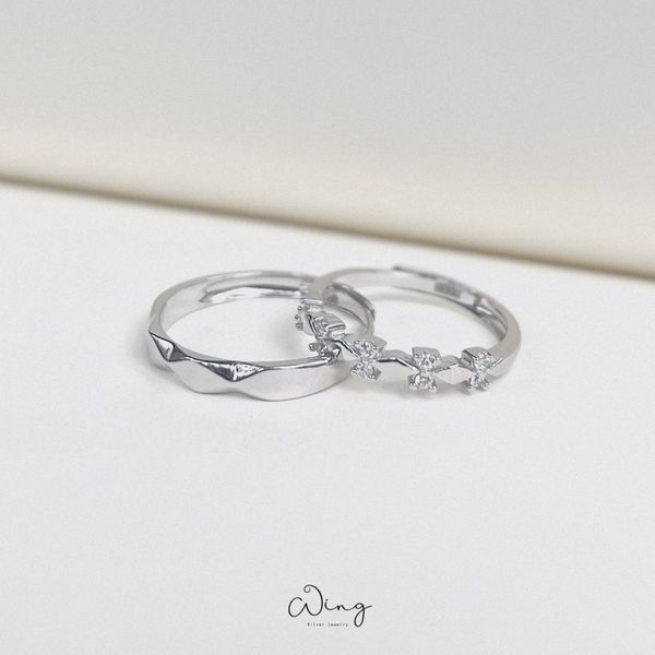  Nhẫn Đôi Dahlia (Đôi) 