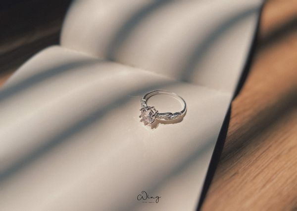  Nhẫn Ổ Đá 6 Trấu Hai Bên Gắn Đá Xoắn Hai Hàng (Chiếc) 