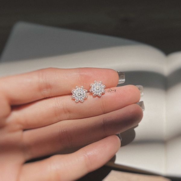  Khuyên Tai Hoa 8 Cánh Mandala (Đôi) 