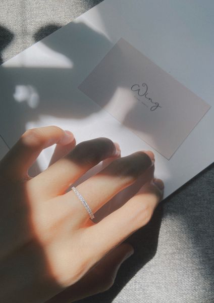  Nhẫn 1 Hàng Đá Vừa (Chiếc) 