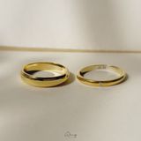  Nhẫn Đôi Marriage Couples Mạ Vàng 