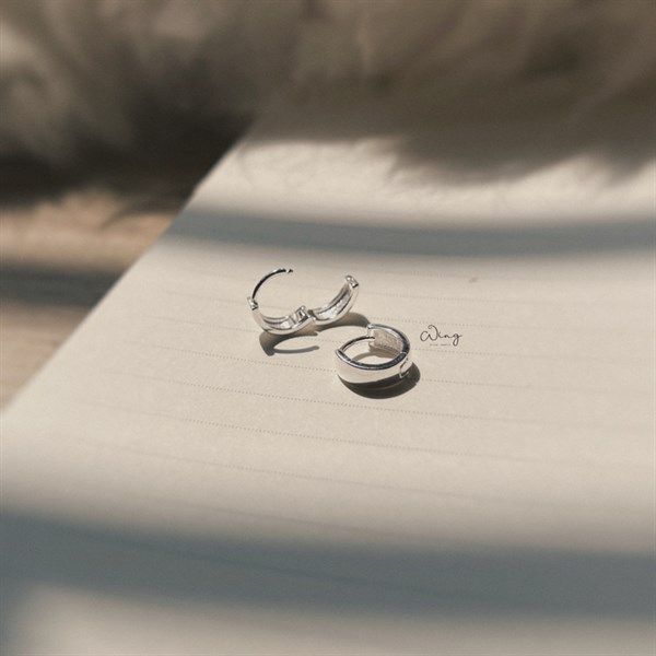  Khuyên Vòng Trơn Bản 3.5 Ly Sát Tai (Đôi) 