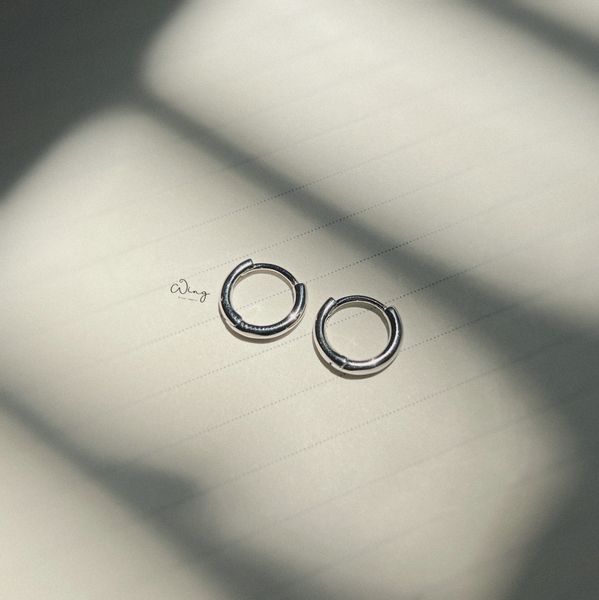  Khuyên Vòng Trơn 8mm (Đôi) 