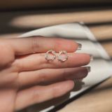  Khuyên Tai Trăng Sao Băng Vòng Tròn Cổ Tích  (Đôi) 