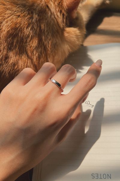  Nhẫn Bạc Bảng Tên Thân Xích (Chiếc) 