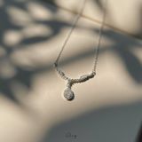  Dây Chuyền Cánh Thiên Thần Giọt Nước Lấp Lánh 