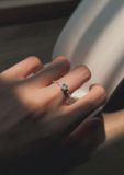  Nhẫn Ổ Đá 5 Trấu Hoa 5 Cánh Thân Phối Đá Chấm Bi (Chiếc) 