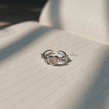  Nhẫn Tim Hồng Gai 