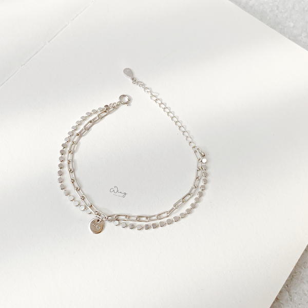  Lắc Tay Dây Kép Mặt Tag Lucky 