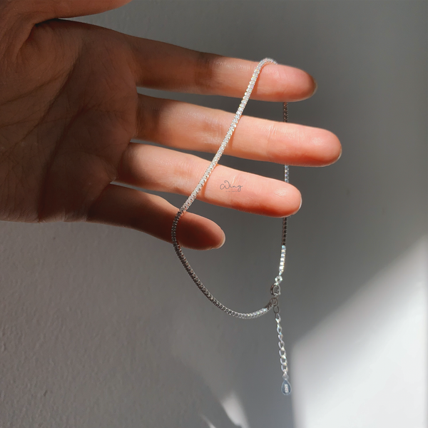  Lắc Chân Full Đá Vuông (Chiếc) 