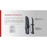  Dụng Cụ Cắt Gọt - Cắm Trại Cao Cấp Thép Cacbon Thụy Điển MORAKNIV Pro Robust  © 