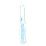  Dụng Cụ Cắt Gọt-Làm Bếp, Cắm Trại Cao Cấp Thép Thụy Điển Không Gỉ MORAKNIV Garberg Polymer Sheath (S) 