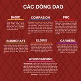  Dụng Cụ Cắt Gọt - Làm Bếp - Cắm Trại Cao Cấp Thép Thụy Điển Không Gỉ MORAKNIV | Companion (S) 