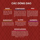  Dụng Cụ Cắt Gọt - Làm Bếp - Cắm Trại Cao Cấp Thép Thụy Điển Không Gỉ MORAKNIV | Companion Heavy Duty (S) 