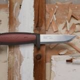  Dụng Cụ Cắt Gọt-Làm Bếp, Cắm Trại Cao Cấp Thép Thụy Điển Không Gỉ MORAKNIV Pro (C) - Allround Knife, Carbon Steel - Red 