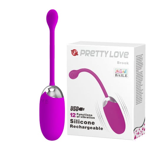 Trứng rung điều khiển từ xa 12 chế độ Pretty Love Brook