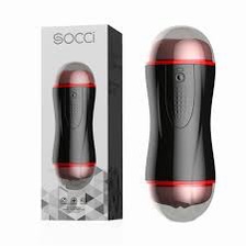 Âm đạo giả rung silicone mềm Socci