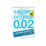  Bao cao su siêu mỏng 0.02 bổ sung nhiều gel Nhật Bản Sagami 0.02 | Hộp 2 Cái 