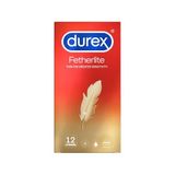  | Durex Fetherlite | Bao cao su siêu mỏng | Hộp 12 cái | 