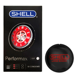  Bao cao su kéo dài, hương dâu Shell Performax | Hộp 10 Cái 