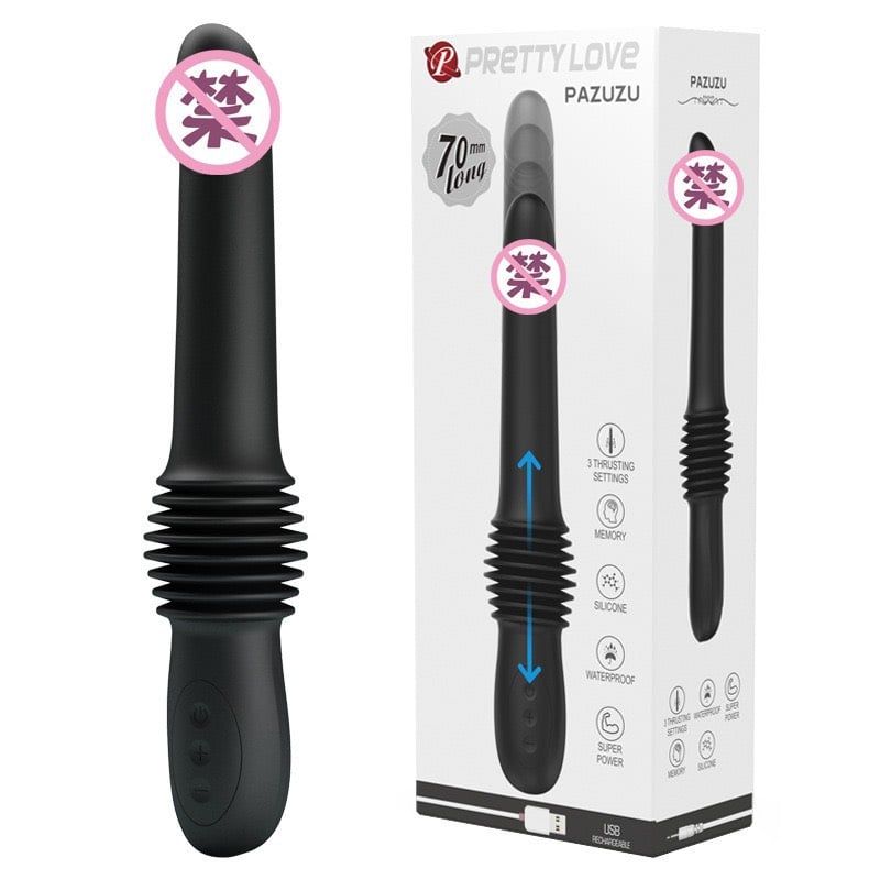  Dương vật giả rung thụt cao cấp Pretty Love Pazuzu 