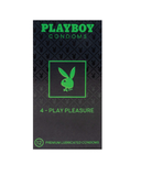  Playboy 4 Play Pleasure Bao cao su gân, gai, bạc hà, cung cấp 