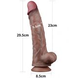  Dương vật giả dính tường silicone cao cấp kích thước dài 11.5" Lovetoy Nature Cock 
