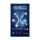 Bao cao su siêu mỏng, kéo dài thời gian, bạc hà mát lạnh Shell Cool 