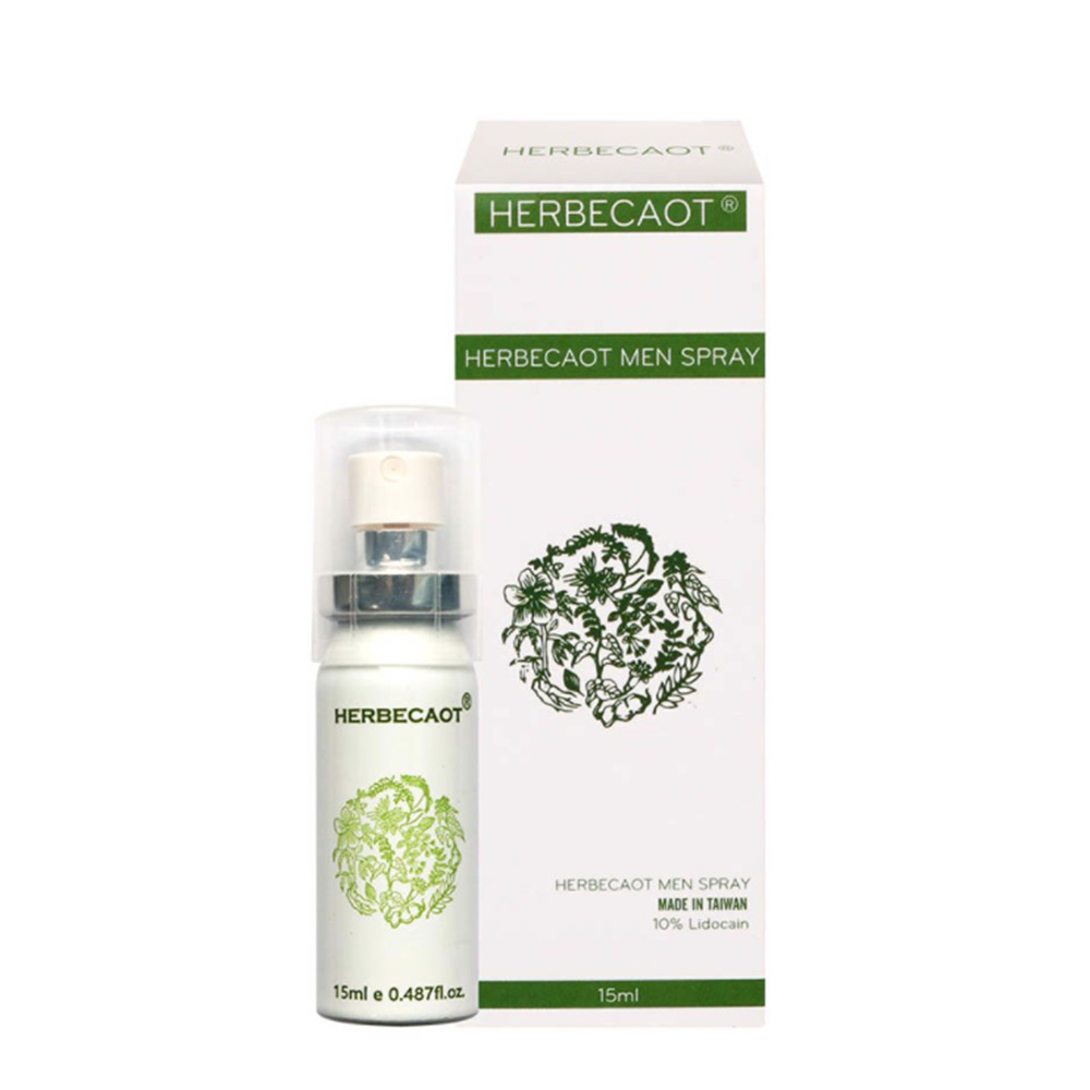Chai xịt kéo dài thời gian Herbecaot Đài Loan 15ml
