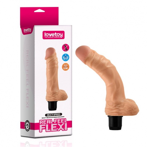 Dương vật giả có bìu rung 10 chế độ 9.0 inch Xtreme Flexi Lovetoy