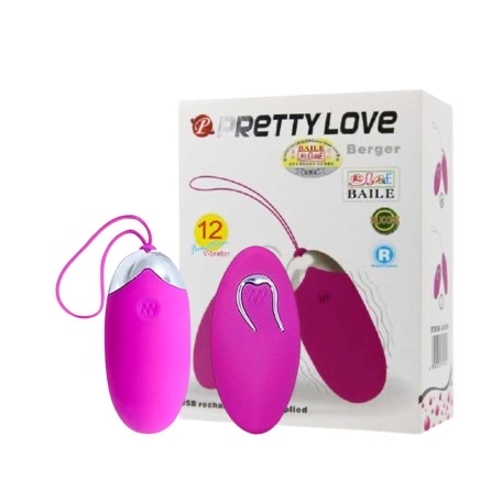 Trứng rung 12 chế độ điều khiển từ xa Pretty Love Berger