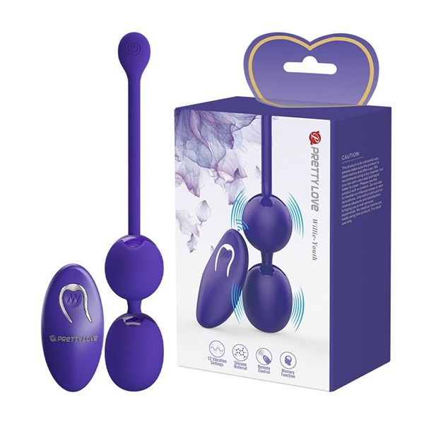  Trứng rung điều khiển từ xa 12 chế độ Pretty Love Willie 