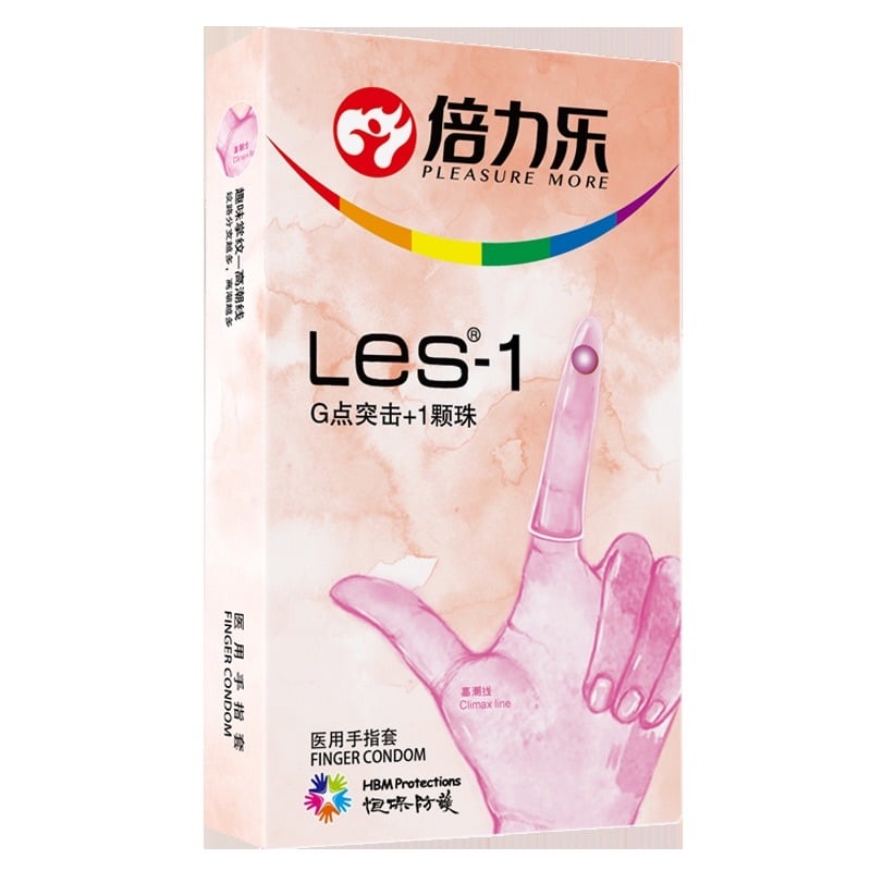 Bao Cao Su Ngón Tay Bi Beilile Les 1 Hộp 8 Cái